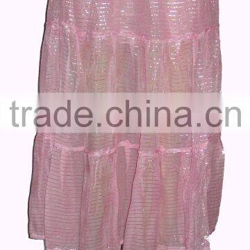 Georgette lurex fancy skirts