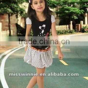 children dot skirt dress