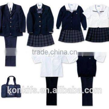 2017 Custom Logo Wholesale Cheap Primary School Uniform Skirt Suits photo-6