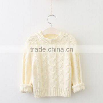 New Arrival Winter Plain Colour Pullover Sweater Designs for Kids photo-4