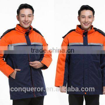 winter 100% cotton, cotton poly blended high quality worker uniform, labor uniform