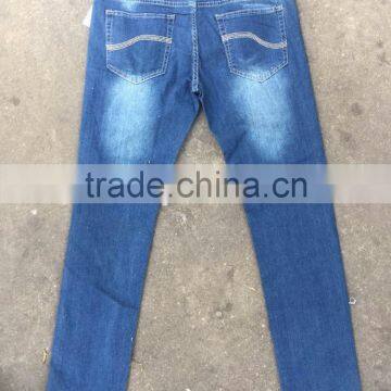 GZY New Style Simple South America Price Of Denim Jeans In Bulk 2017 photo-3