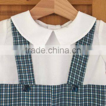 2017 New Fashion Plaid Baby Boy Onesie Clothes 100% Cotton Kids Rompers and Playsuit photo-2