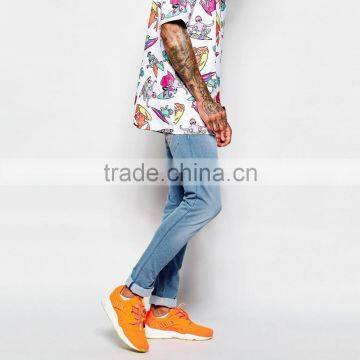 Light Blue Denim Bulk Mens Wholesale Jeans Factory Price photo-4