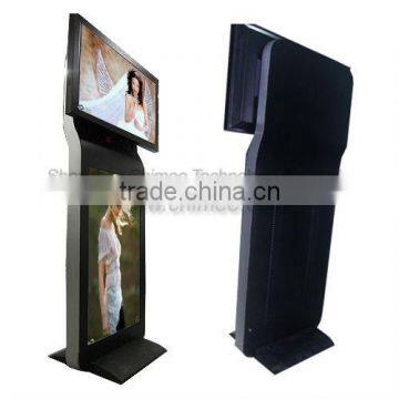 Double 42 inch Floor Standing LCD advertising player