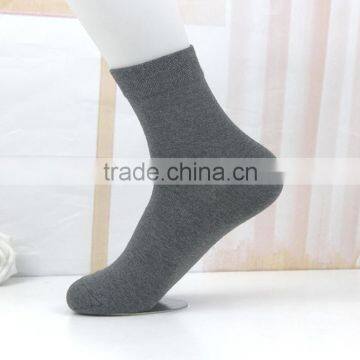 Zm40615b Pure Color Men Cotton Stocking Man Fancy Business Socks photo-2