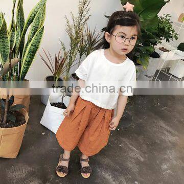 S17103A Hot Sale New 2017 Children Plain T Shirts photo-5