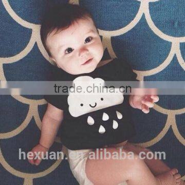 100% Cotton Short Sleeve Baby Romper Wholesale photo-4