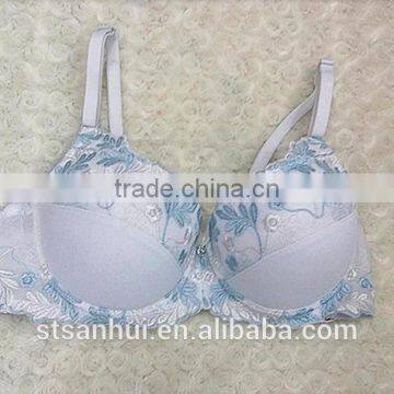 Luxury embroidery charming women sexy bra mature women underwear