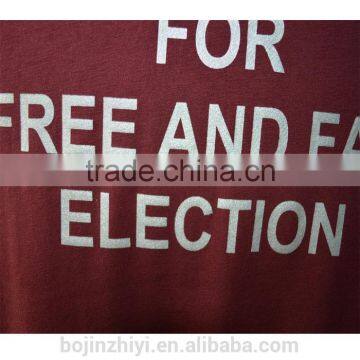 HOT!!!100%cotton Advertising Campaign T-shirt Can Add Your Logo