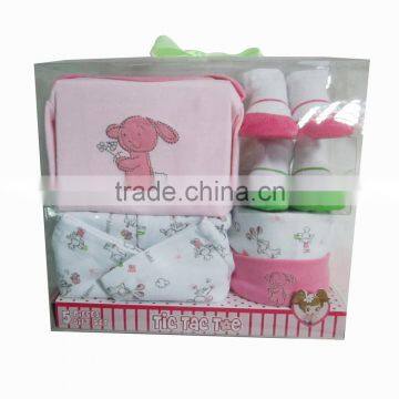 Wholesale Baby Clothes 5pcs Gift Set 100% Cotton Baby Cloth Baby Dress photo-2