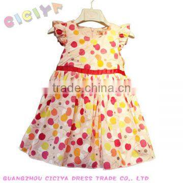 New arrival 2014 cotton girl's dress