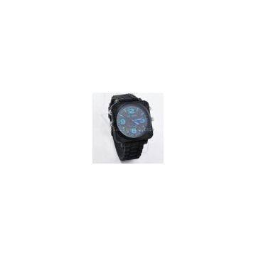 Sports 1080P Stainless Steel Waterproof Ir Night Vision Camera Watch DVR -- First in the world [F6]