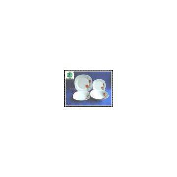 19pcs Square Porcelain Decal Dinnerware Sets photo-2