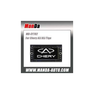Manda 2 din car stereo for Chery A3/A5/Tigo in-dash head unit touch screen dvd factory navigation system