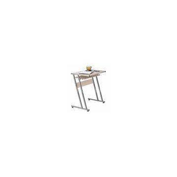 Modern Small Office Computer Desks With Wheels For Convenient Move DX-CD104