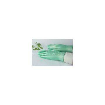 Green colour food latex surgical gloves / vinyl examination gloves