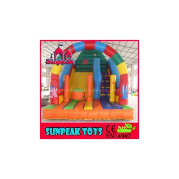 SL-209 Colourful Big Size Inflatable Stair Slide