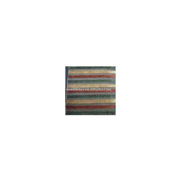 Stripe Rayon Chenille Upholstery Fabric