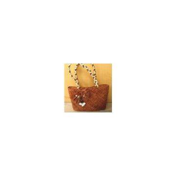 Fashion corn husk handbag