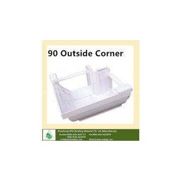 Factory offer PVC/plastic colored rain gutter connector for rain collection system