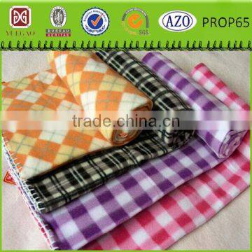 100% polyester super soft cheap travel blanket