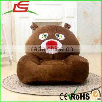 Custom Wholesale Funny Cartoon Super Soft Plush Animal Sofa Chair for Kids photo-6