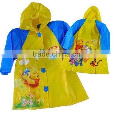 EVA/PVC/Polyester Children's Raincoat