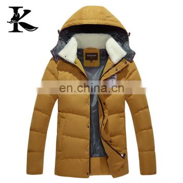 2016 custom nylon khaki casual jacket ultra light down jacket for men