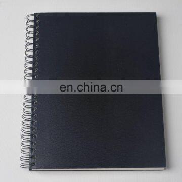 90gsm 100 sheets wire bound black hard cover 9x12" Sketch pad Sketch Book Kids Spiral Sketch Book