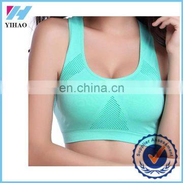 Yihao Wholesale trade assurance Women's Comfort Seamless Racerback Yoga vest sport Bra