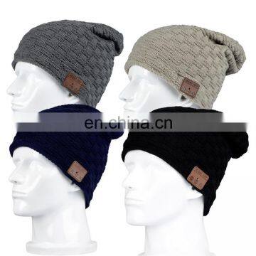 Wholesale Hot Selling High Quality Fashion Wireless Bluetooth Custom Beanie Hat