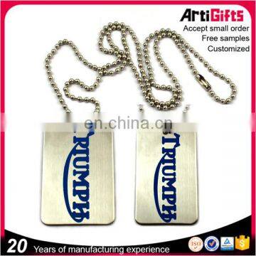 Wholesale Souvenir Customized Couple Military Dog Tags With Engraved Logo photo-4