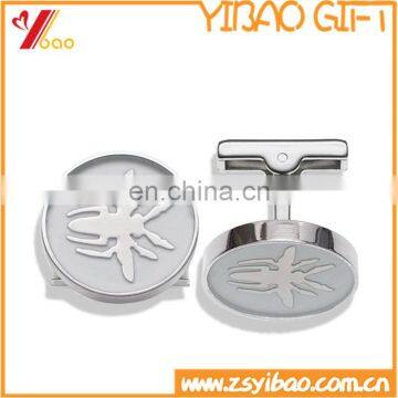 High quality silver insect cufflink for T-shirts cufflink base