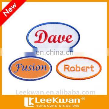 Brand Name Logo Sew on Fabric Embroidery Patch Design