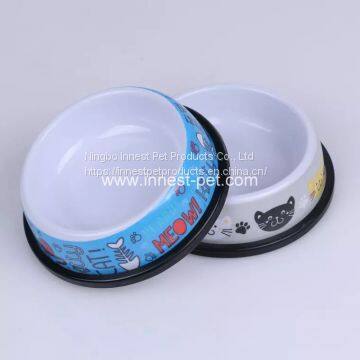 Customize Eco-Friendly Pet Supply Plastic Pet Bowl