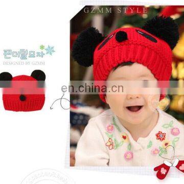 New Hot Selling Lovely Panda Winter Wool Hat for Children photo-4