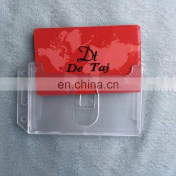 Customized plastic PVC business card holder