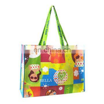 Fashion PP woven bag with lamination, PP woven promotion shopping bag