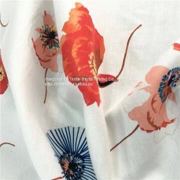 Factory Price High Quality Custom Design Flower Print Fabric