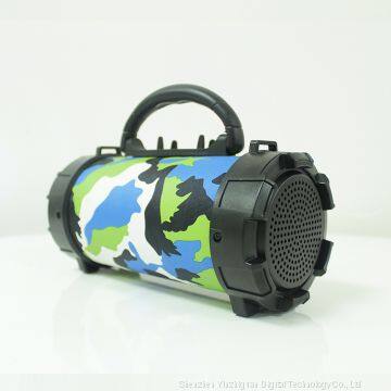 New Portable Round Speaker Amplifier Wireless Bluetooth Bazooka Speaker Earphone Karaoke Player photo-4