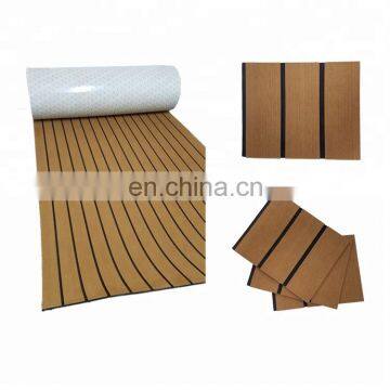 Melors Synthetic EVA Foam Faux Teak Anti-slip Decking For Boat