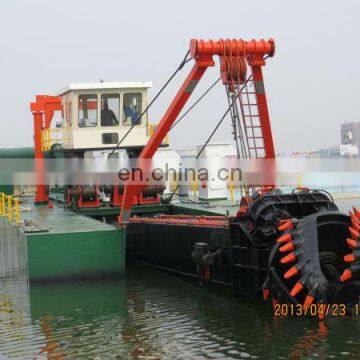 Big production sand dredging machine in river