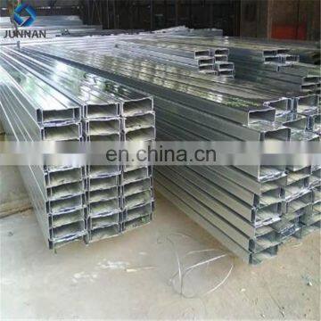 China C channel Steel Material steel c profile purlins c beam structure steel