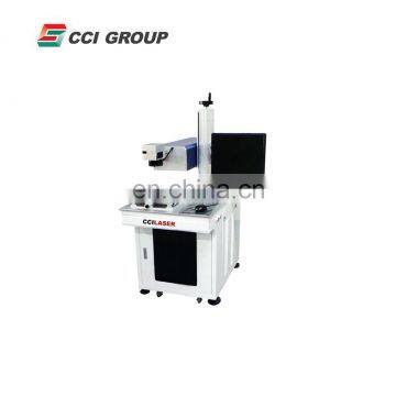 shandong Jinan portable desktop UV CO2 fiber laser marking machine3w 5w 10w