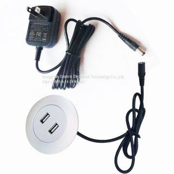 Sofa Charger Dual USB Charger Furniture Hardware USB Charger Socket Accessories Cinema Chair
