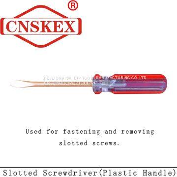 Non Sparking Slotted Screwdriver (Plastic Handle) photo-3