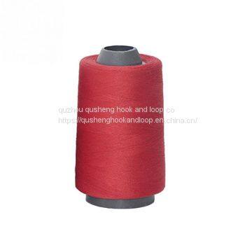 100% Polyester 40s/3 Optical White and Other Dyed Color 460 Gram Net Weight With Plastic Cone