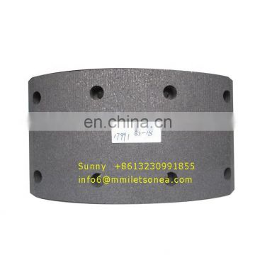 Manufacturer drum brake lining 17991