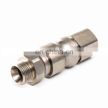 Flat face type  female and male part 1/4 inch pneumatic &hydraulic quick release couplings